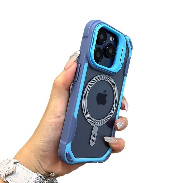 Wholesale Anti Fall Shockproof Soft TPU Lens Protector Magnetic Phone Case Cover for iPhone 12 13 14 15 16 17 Pro Max Plus