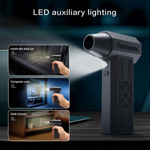 Leistungs starker 110000 Luft trockner Turbo lüfter Elektrisches LED-Licht Auto Reinigung Jet Luft gebläse Heftiger Luft staub tuch für die Auto trocknung - Product Image 4