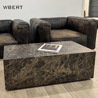 Table basse en marbre de style campagnard américain WBERT Supplier Home Furniture - Rocco |   Table de salon - Meubles