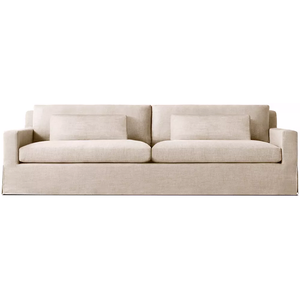 Canapé d'angle intérieur à revêtement amovible pour hôtel, avec accoudoirs à rail, structure en bois massif, mobilier de salon moderne, livraison directe - Product Image 3