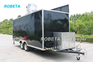 เครื่องปรับอากาศรถบรรทุกอาหารราคาถูกรีวิวดีบาร์บีคิวอาหารรถพ่วงกับหน่วย Ac - Product Image 4