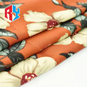 Hot selling rayon fabric with small flowers baati somali 100% rayon fabric for women dress clothes