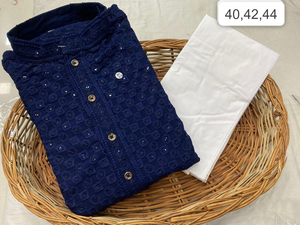 Ensemble Kurta Pajama Traditionnel pour Hommes Volvo en Rayonne, Design Tendance, Idéal pour Mariages et Tenues Décontractées – Vente Flash - Product Image 3