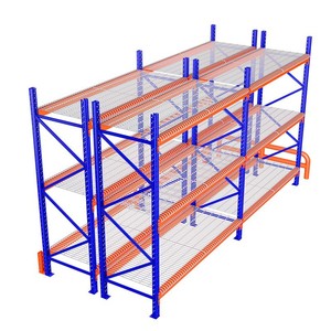 Heavy Duty Beam Type Pallet <b>Racks</b> Custom Made Adjustable With Pallet Support Bar For Warehouse Storage - Product Image 1