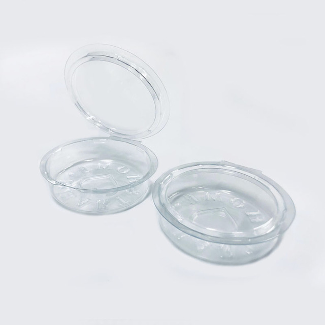 High Transparency Disposable Hinged Plastic Clamshell Blister Packaging PET Material Customizable Professional Scented Candle