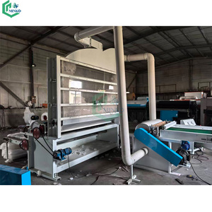 Machine à superposer les fibres de coton industrielles, la laine et le polyester non tissé pour les couvertures en laine de mouton - Product Image 3