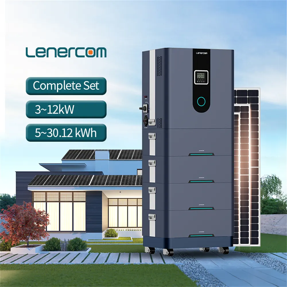 Alles In Één Batterij Energieopslag Goede Prijs 2kw 3kw Op Grid Offgrid Zonnestelsel Met Panelen