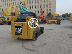 Chargeuse sur pneus Caterpillar 226b d'occasion prête à être expédiée à Shanghai Mini chargeuse avec composants d'origine à 100% Moteur Boîte de vitesses Pompe - Product Image 5