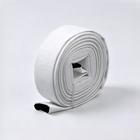 Tuyau d'incendie en PVC flexible et pliable, gainé, pour l'approvisionnement en eau d'incendie temporaire municipal et les configurations d'urgence