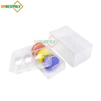 3 paquets de boîte d'emballage en plastique transparent Macaron avec insertion pour les boîtes-cadeaux PET de biscuits de dessert de fête vente en gros