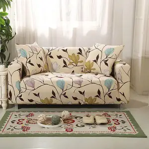 Custom Tropische Planten Stretch Elastische Sofa Cover Deken Geometrische Armless Kerst Aztec Cover Voor Sofa Rooster Voor Sofa Cou