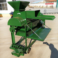 Machine à décortiquer les pois verts décortiqueuse et batteuse commerciale de pois verts avec moteur diesel philippines