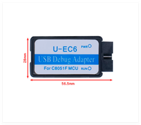 Emulador C8051F, Programador USB, Cable de Descarga JTAG/C2, U-EC6/U-EC5/ML-EC3