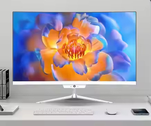 Hot tất cả-trong-một Máy tính để bàn máy tính màn hình cong 23.8 24 inch FHD1080P hiển thị Core i3 i5 i7 16GB RAM 512GB SSD chơi game cong AIO - Product Image 2