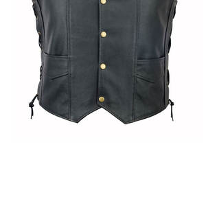 Chaleco de Cuero de Primera Calidad para Hombre, Personalizado al por Mayor, Sin Mangas, Resistente al Viento, Impermeable y Transpirable, Estilo Urbano, OEM - Product Image 6