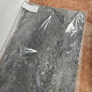 MCM Ligne en forme de X de style moderne imprimée en 3D pierre douce <span class=keywords><strong>gris</strong></span> clair nouveau design décoration murale en pierre flexible pour hôtels vente en gros - Product Image 5