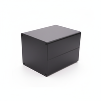 Boîtiers d'amplificateur en aluminium extrudé 6063 à corps divisé IP54, boîtiers d'amplificateur de puissance métalliques personnalisés, boîtiers électroniques pour PCB