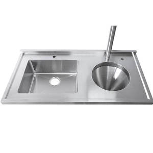 अनुकूलित स्टेनलेस स्टील 304 अस्पताल निपटान इकाई इस्तेमाल किया मोरी ढिलाई कूदनेवाला के साथ सिंक पानी तालाब - Product Image 2