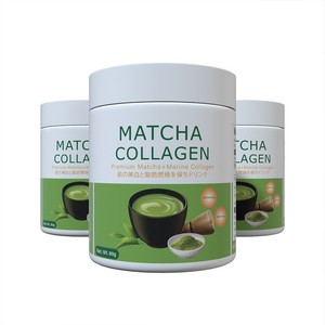 Poudre de Collagène Matcha Énergisante en Gros en Stock avec Glutathion pour Éclaircissement de la Peau et Brûlage des Graisses 90g - Product Image 5