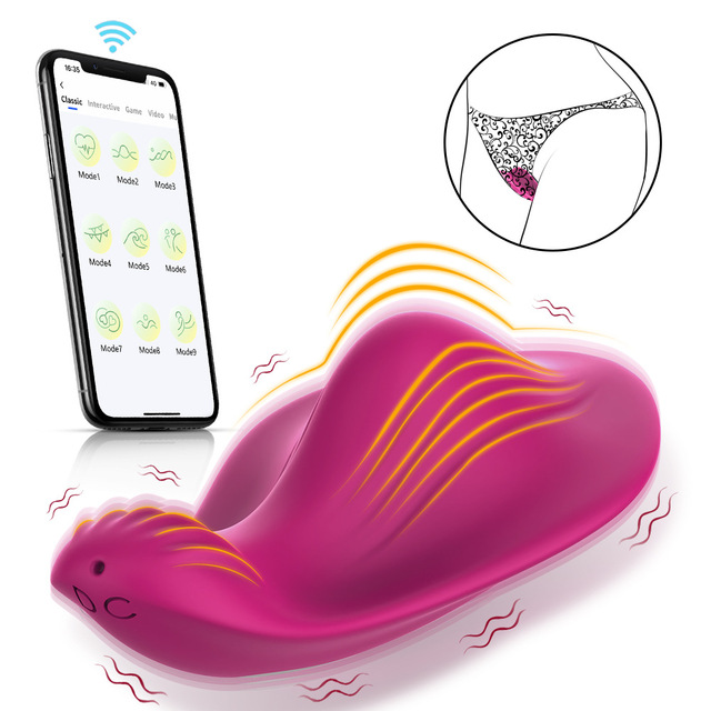 Hot Small Smart App Wearable Vibrator Wireless Remote Control Clitoris Stimulator Panty Massage G-spot Vibrator