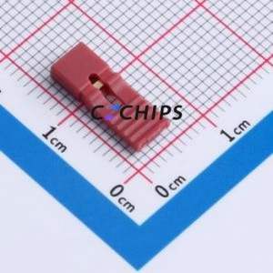 XD-JP254-1-135-0P-R-G1 Shorting Cap / Jumper Cap P=2.54mm Connector - Product Image 2