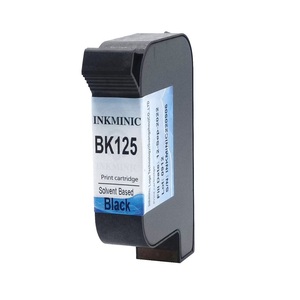 Cartucho de Tinta Negra Compatible BK125 a Base de Solvente con Chip para Impresoras Domino GX30i G230i G35i G20i Gx150i TIJ - Product Image 2