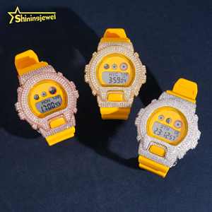 Buss Down boîtier de montre bijoux glacés 925 argent Moissanite diamant S6900y boîtier de montre Pass testeur de diamant lunette de montre glacée - Product Image 3