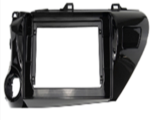 Cadre de tableau de bord intérieur de voiture XTRONS pour Toyota Hilux 2018 LHD 9 pouces Piano finition noire - Product Image 1