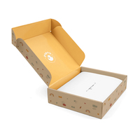 Boîte d'expédition personnalisée pour vêtements, mini emballage de mode, livraison de colis blancs, impression personnalisée du logo, boîte d'expédition pour vêtements
