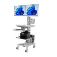 Système de chariot mobile CORITON pour la télésanté et l'enseignement en milieu hospitalier
