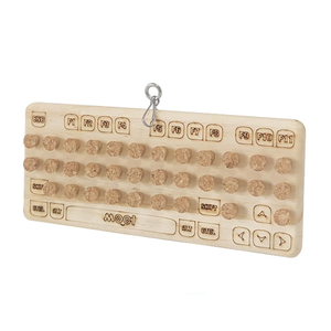 Juguetes Clásicos de Lujo y Estilo Caricatura para Loros, Ecológicos, Colgantes, para Masticar y Buscar Comida, Hechos de Bambú y Madera - Product Image 2