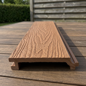 6FT WPC Decorative Fence <b>Panel</b> Wood <b>Plastic</b> Composite <b>Wall</b> Board with Waterproof Surface - Product Image 1