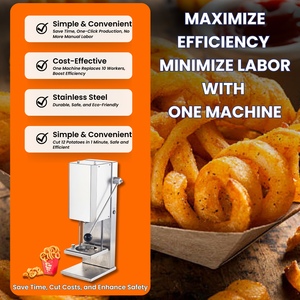 Best Seller Wedges Low Energy Consumption Potato Chips <strong>Vending</strong> <strong>Machine</strong> 220V <strong>French</strong> <strong>Fries</strong> Cutter - Product Image 6