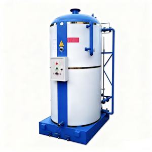 Chaudière industrielle verticale à tubes d'eau, à faible consommation de gaz, double usage eau chaude et chaleur, à commande automatique, en acier au carbone, pour chauffage domestique - Product Image 1