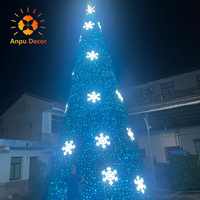 ANPU IP65 PVC Künstlicher Weihnachts baum Riesige LED beleuchtete Neujahrs dekoration für die Weihnachts dekoration im Freien