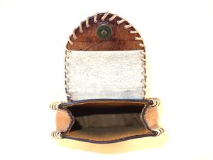 Monedero de cuero marrón Vintage de lujo y elegante 100% Monedero de cuero de grano superior a precio de venta al por mayor - Product Image 4