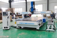 Máquina CNC Industrial 2070 ATC de 4 Ejes para Grabado CNC de Gran Tamaño con Cargador Automático para Moldes 3D de Madera y Espuma
