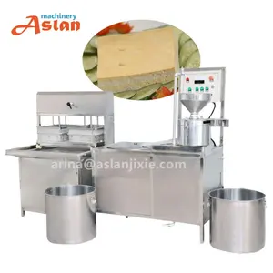Yüksek kaliteli tofu şekillendirme makinesi soya sütü yapma makinesi tofu fasulye curd makinesi üreticisi