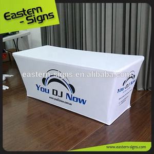 Couverture de table en spandex imprimé avec logo personnalisé - Product Image 4