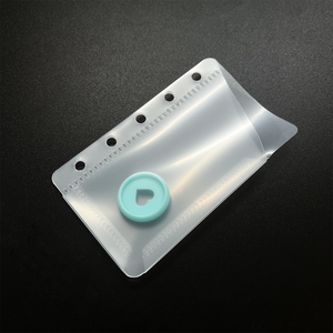 <strong>Mini</strong> Transparent Cash <strong>Envelope</strong> 5 Ring Zipper-Free Loose-Leaf Diary Planner Binder - Product Image 5