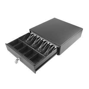 現金ドロワー 4紙幣 5硬貨 金属製レジドロワー 電子式現金収納ボックスドロワー - Product Image 3