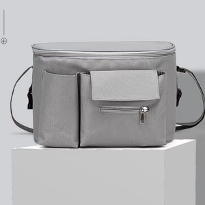 Organizador de Cochecito para Bebé, Bolsas de Viaje para Mamá, Accesorios Impermeables para Biberones, Bolsas Multifuncionales de un Solo Hombro para Pañales y Cochecito - Product Image 3