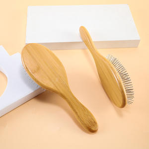 Cepillo de Pelo de Bambú con Cojín de Aire, Dientes de Acero Medianos, Antiestático, para Uso Doméstico, Estilo Clásico, para Adultos - Product Image 3