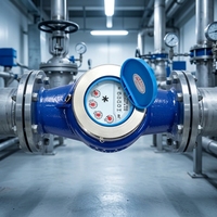 Medidor de Agua de Gran Diámetro DN200, Precio Competitivo, Duradero, Certificado MID, OEM, para Suministro de Agua Municipal y Proyectos a Gran Escala