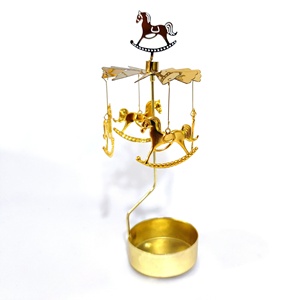 Petite tasse à thé INS, aromathérapie romantique, bougeoir rotatif à air chaud en acier inoxydable, modèle ZT001, cadeau d'affaires - Product Image 3