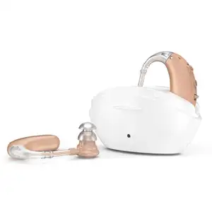 Chăm sóc sức khỏe từ hút sạc âm thanh thu trợ thính BTE có thể sạc lại máy trợ thính Trung Quốc
