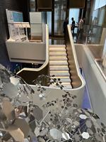 Escalier rotatif en acier inoxydable personnalisé HZ, design moderne en arc, utilisation intérieure pour appartements, villas, hôtels