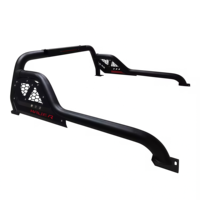 Barre de protection robuste en acier noir mat pour pick-up, antirouille, style sport tout-terrain, installation par boulons pour Toyota Hilux/Ford