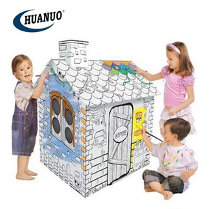 Doodle de cartón <span class=keywords><strong>3D</strong></span> casa de juegos para niños dibujo juguete educativo creativo diy niños doodle casa - Product Image 1
