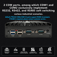 Mini Computadora Industrial Sin Ventilador N150, 2xRs232 COM, 2xHD DP, 8GB DDR5, 128GB SSD, 2x2.5G Lan, Mini Firewall Pfsense, Servidor para Oficina en Casa